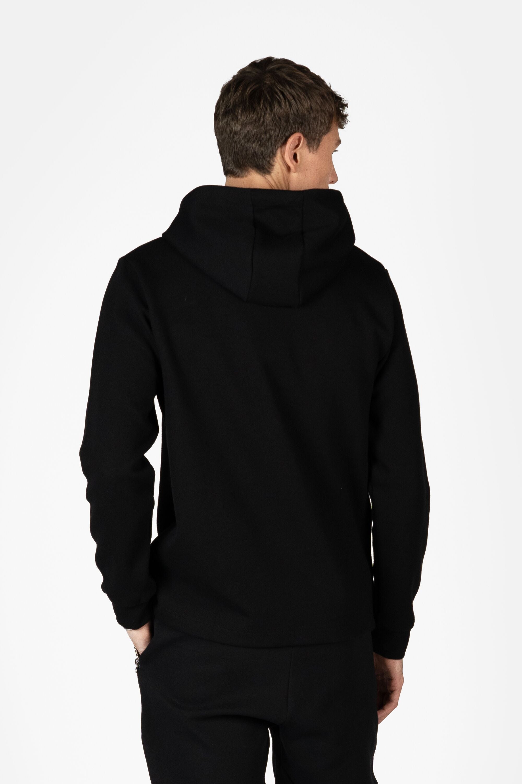 Q-SERIES REGULAR FIT HOODIE JET BLACK