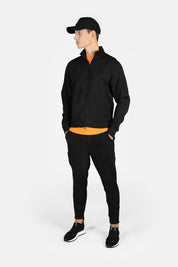 【残りMのみ】ATHLETIC SLIM FIT TRACK JACKET JET BLACK