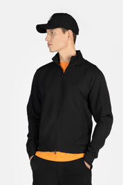 【残りMのみ】ATHLETIC SLIM FIT TRACK JACKET JET BLACK