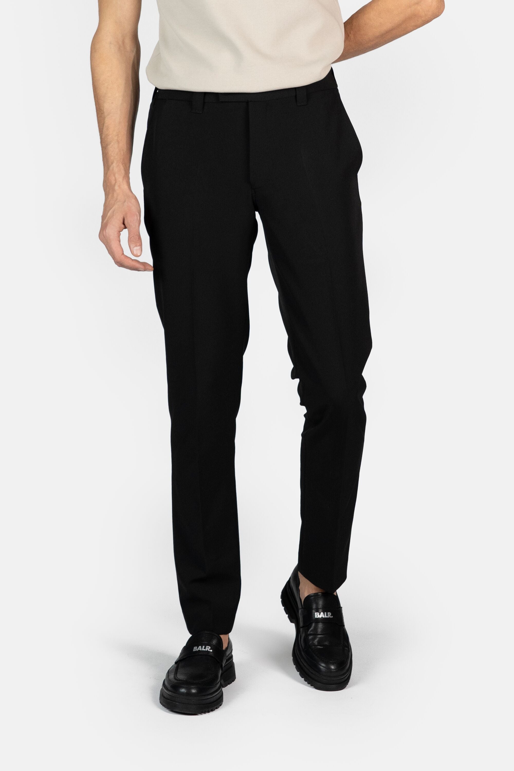 BALRXI REGULAR FIT STRETCH PANTS JET BLACK – BALR.